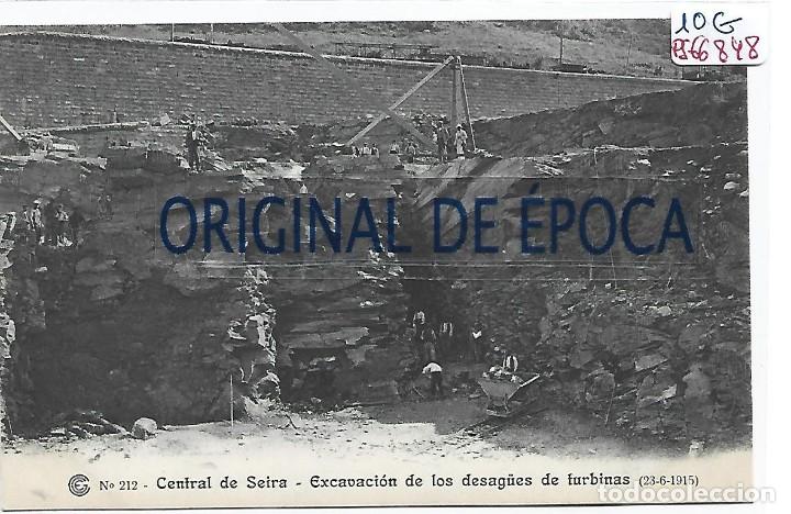 Postcards: (PS-66848)CATALANA DE GAS Y ELECTRICIDAD N&ordm;212-CENTRAL DE SEIRA.EXCAVACION DE LOS DESAG&Uuml;ES DE TURBI