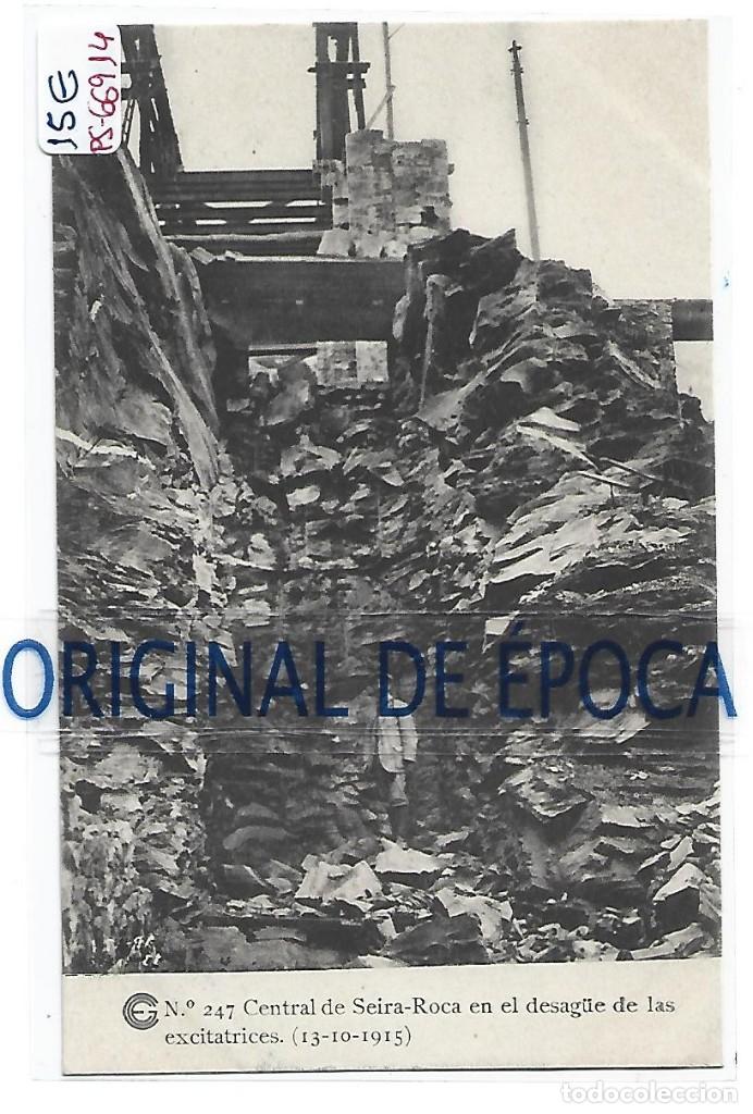 Postcards: (PS-66914)CATALANA DE GAS Y ELECTRICIDAD N&ordm;247-CENTRAL DE SEIRA.ROCA EN EL DESAG&Uuml;E DE LAS
