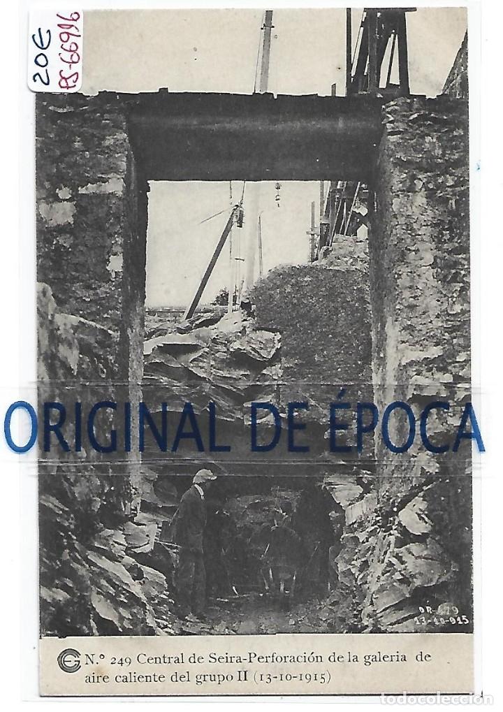 Postcards: (PS-66916)CATALANA DE GAS Y ELECTRICIDAD N&ordm;249-CENTRAL DE SEIRA.PERFORACION DE LA GALERIA DE AIRE CA