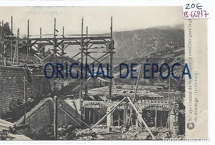 Postcards: (PS-66917)CATALANA DE GAS Y ELECTRICIDAD N&ordm;250-CENTRAL DE SEIRA.ANEJO Y CASTILLETE PARA LA GRUA