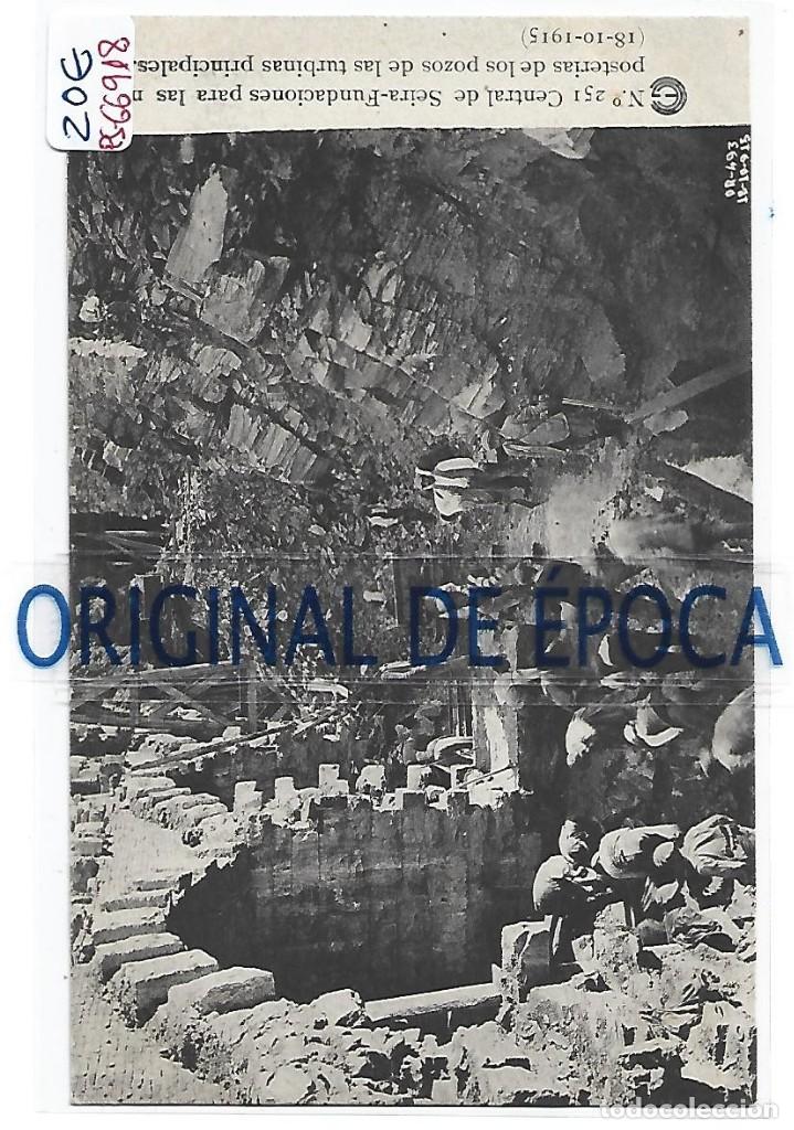 Postcards: (PS-66918)CATALANA DE GAS Y ELECTRICIDAD N&ordm;251-CENTRAL DE SEIRA.FUNDACIONES PARA LAS MAN-POSTERIAS D