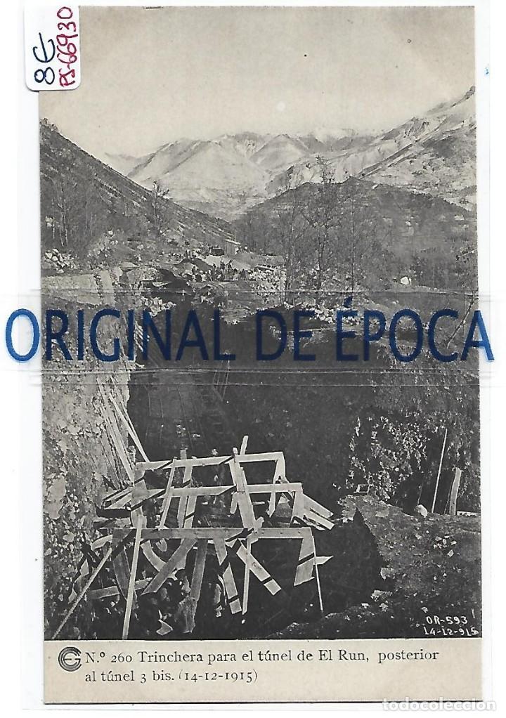 Postcards: (PS-66930)CATALANA DE GAS Y ELECTRICIDAD N&ordm;260-TRINCHERA PARA EL TUNEL DE EL RUN