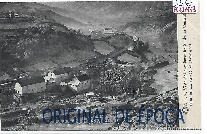 Postcards: (PS-66933)CATALANA DE GAS Y ELECTRICIDAD N&ordm;263-VISTA DEL EMPLAZAMIENTO DE LA CENTRAL PRINCIPAL