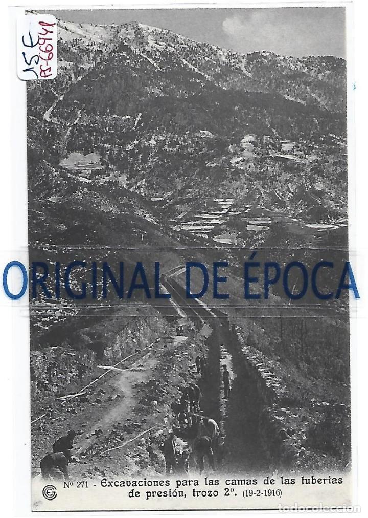 Postcards: (PS-66941)CATALANA DE GAS Y ELECTRICIDAD N&ordm;271-EXCAVACIONES PARA LAS CAMAS DE LAS TUBERIAS DE PRESIO