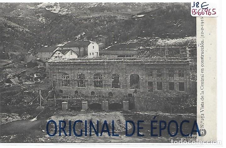 Postkarten: (PS-66965)CATALANA DE GAS Y ELECTRICIDAD N&ordm;272-VISTA DE LA CENTRAL EN CONSTRUCCION