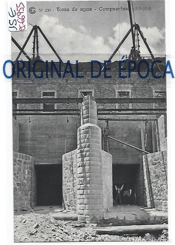 Postkarten: (PS-66955)CATALANA DE GAS Y ELECTRICIDAD N&ordm;290-TOMA DE AGUA.COMPUERTAS