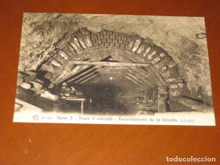 POSTAL DE TUNEL 3 TROZO 7 ENTRADA (Postales - España - Aragón Antigua (hasta 1939))