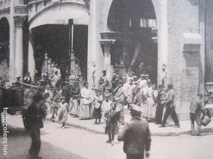 Postcards: ZARAGOZA-ENTRADA DEL NUEVO MERCADO-THOMAS-POSTAL ANTIGUA-(86.421)