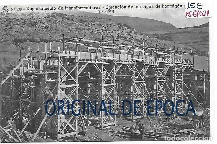 Postcards: (PS-67021)CATALANA DE GAS Y ELECTRICIDAD N&ordm;339-DEPARTAMENTO DE TRANSFORMADORES.EJECUCION DE LAS VIGA