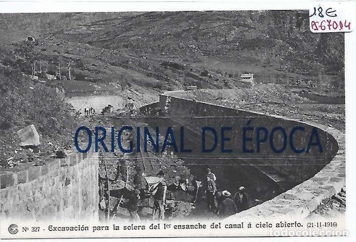 Postcards: (PS-67014)CATALANA DE GAS Y ELECTRICIDAD N&ordm;327-EXCAVACION PARA LA SOLERA DEL 1er ENSANCHE