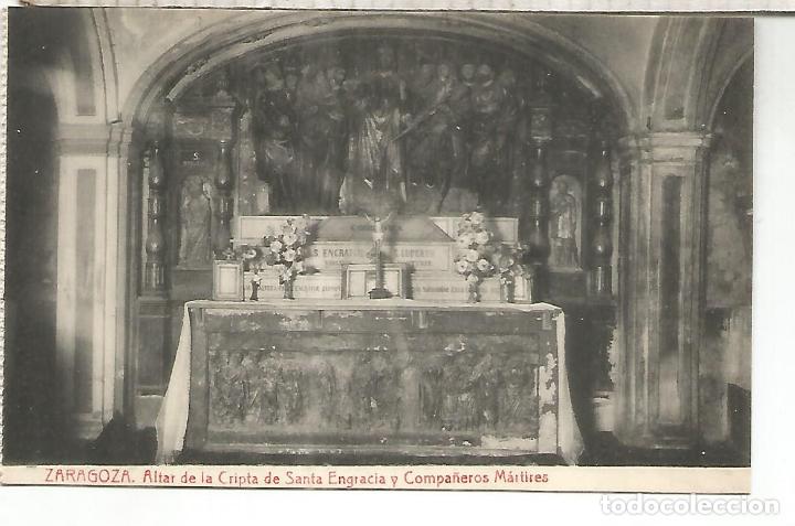 Postales: ZARAGOZA CRIPTA DE SANTA ENGRACIA SIN ESCRIBIR - Foto 1