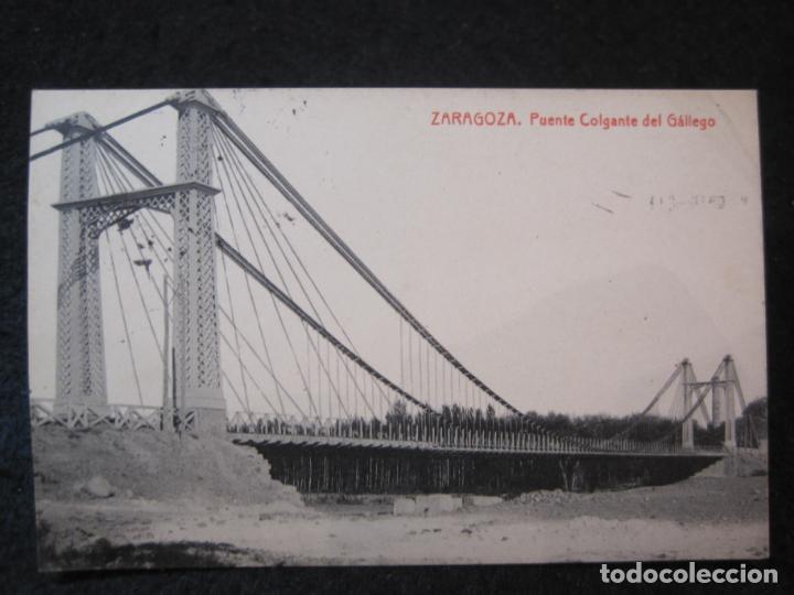 Postcards: ZARAGOZA-PUENTE COLGANTE DE GALLEGO-THOMAS-POSTAL ANTIGUA-(86.795)