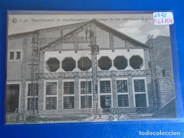 Postales: (PS-67104)CATALANA DE GAS Y ELECTRICIDAD N&ordm;403-DEPARTAMENTO DE TRANSFORMADORES.MONTAGE DE LAS CABRIA