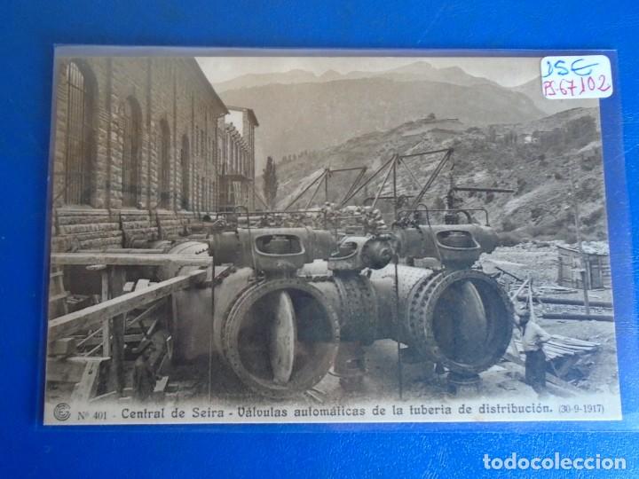 Postales: (PS-67102)CATALANA DE GAS Y ELECTRICIDAD N&ordm;401-CENTRAL DE SEIRA-VALVULAS AUTOMATICAS DE LA TUBERIA