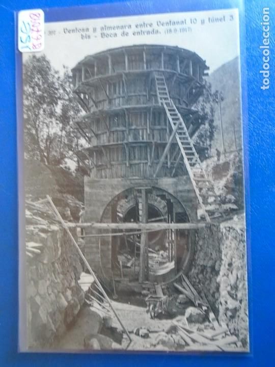 Postales: (PS-67098)CATALANA DE GAS Y ELECTRICIDAD N&ordm;397-VENTOSA Y ALMENARA ENTRE VENTANAL 10 Y TUNEL 3 bis
