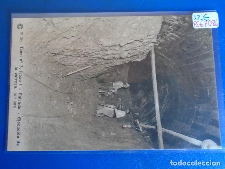 Postales: (PS-67086)CATALANA DE GAS Y ELECTRICIDAD N&ordm;384-TUNEL N&ordm;3 TROZO 1 ENTRADA EJECUCION DE LA ESTROZA