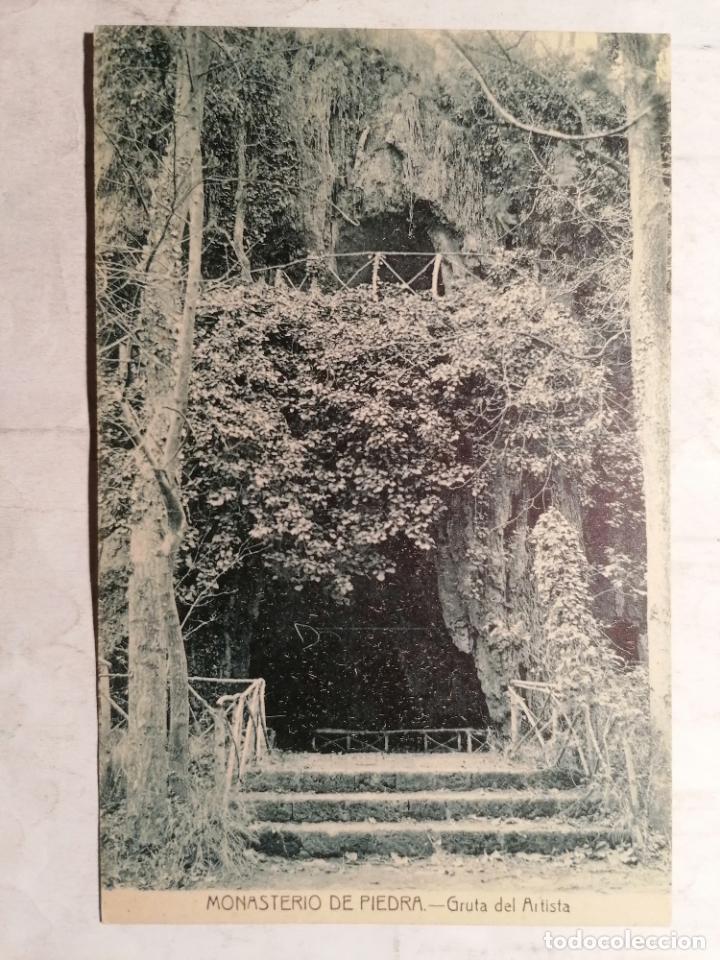 Postales: POSTAL MONASTERIO DE PIEDRA, GRUTA DEL ARTISTA, SIN CIRCULAR