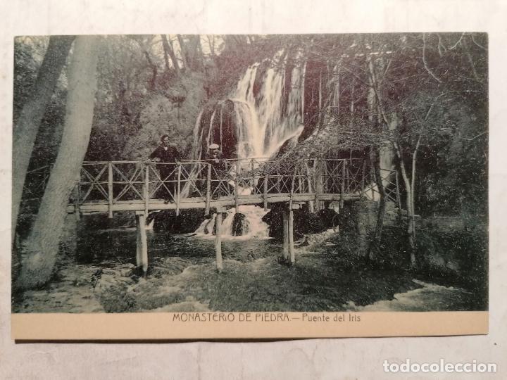 Postales: POSTAL MONASTERIO DE PIEDRA, PUENTE DEL IRIS, SIN CIRCULAR - Foto 1