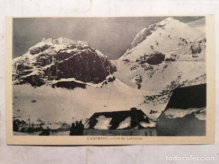 Postales: POSTAL CANFRANC COLL DE LADRONES, SIN CIRCULAR - Foto 1