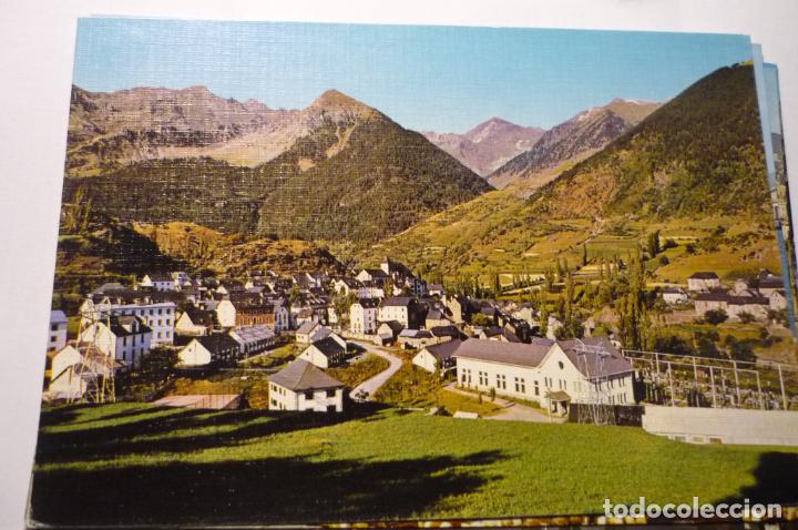 Postales: POSTAL SALLENT DE GALLEGO .-PARCIAL Y CENTRAL ELECTRICA