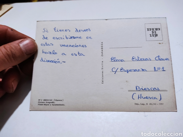 Postales: Postal biescas - Foto 2