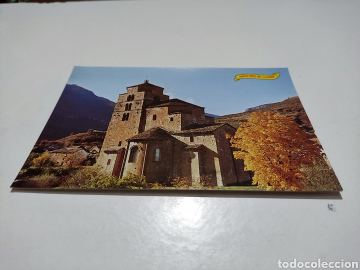 Cartes Postales: Postal Santa Cruz de los Seros iglesia rom&aacute;nica