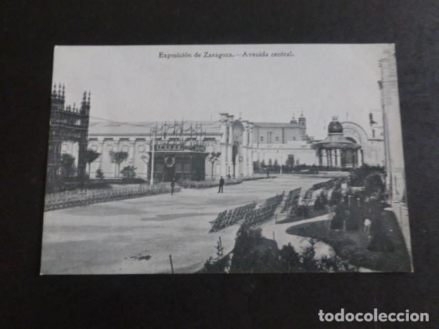 Postales: ZARAGOZA EXPOSICION AVENIDA CENTRAL POSTAL - Foto 1