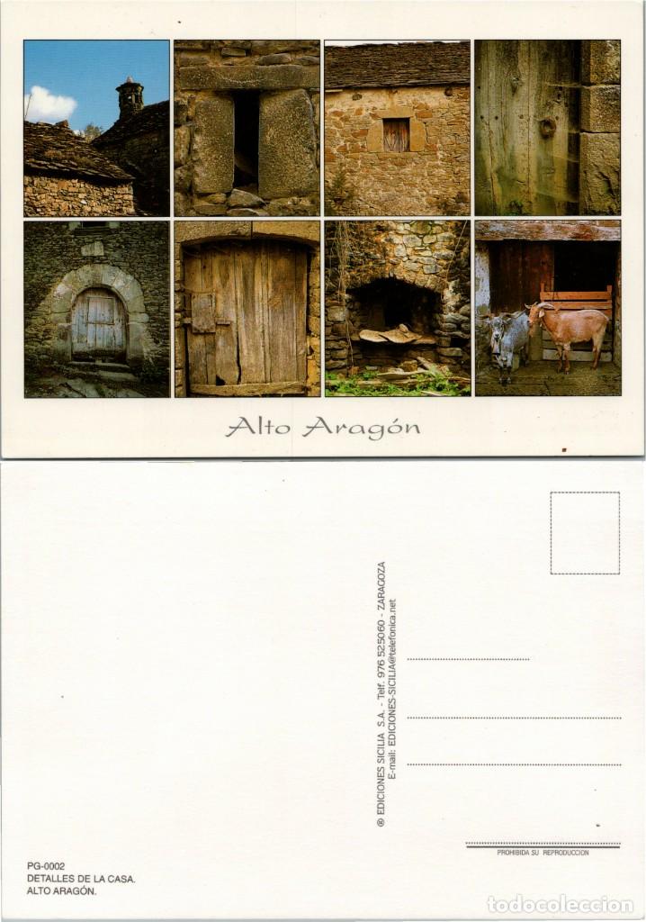Cartes Postales: Alto Arag&oacute;n - Detalles de la casa - Ed. Sicilia n&ordm; PG-0002 - 168x118mm.