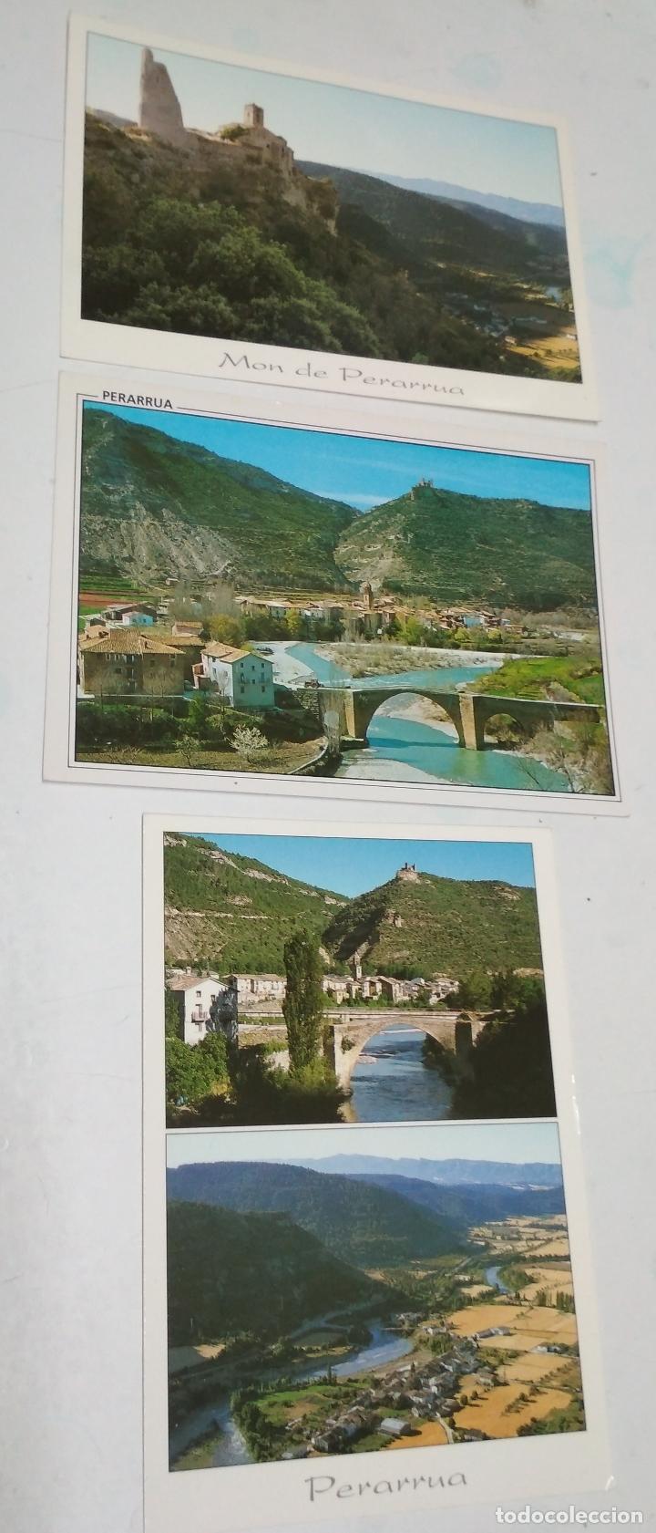 Postales: LOTE 3 POSTALES CASTILLO DE EL MON DE PERARRUA ( Huesca). Edic. Sicilia