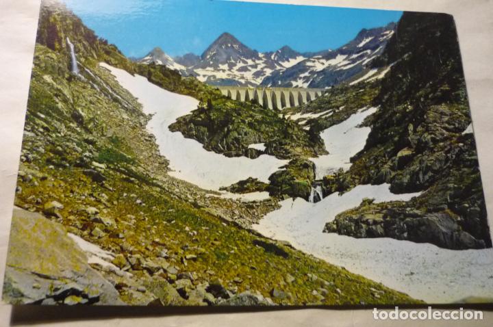 Postales: postal sallent de gallego presa respomuso