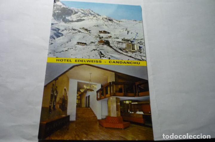 Postales: postal candanchu panoramica y hotel circulada
