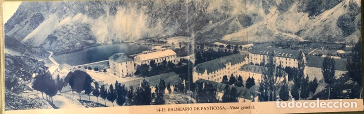 Postales: Postal doble Balneario de Panticosa.