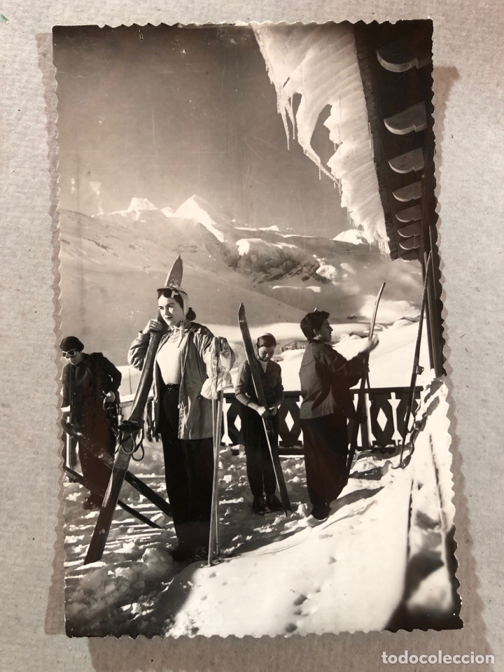 Postales: PODTAL CANFRANC CANDANCHU ESQU&Iacute; TERRAZA HOTEL ESQUIADORES