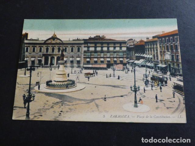 Postales: ZARAGOZA PLAZA DE LA CONSTITUCION - Foto 1