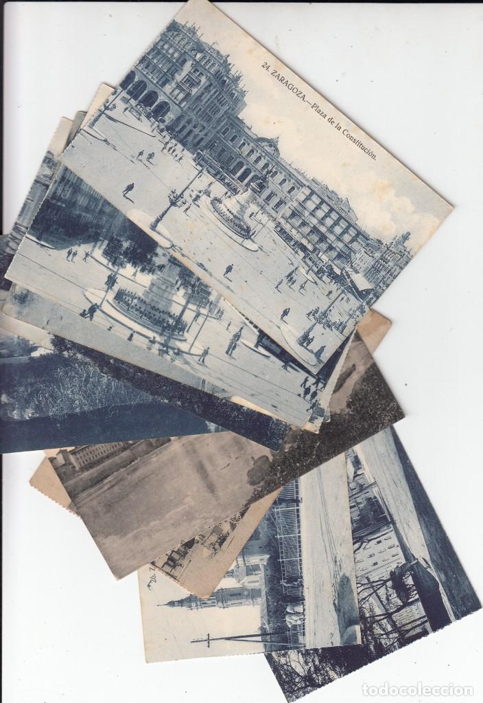 Postales: LOTE DE 9 POSTALES DE zaragoza - Foto 1