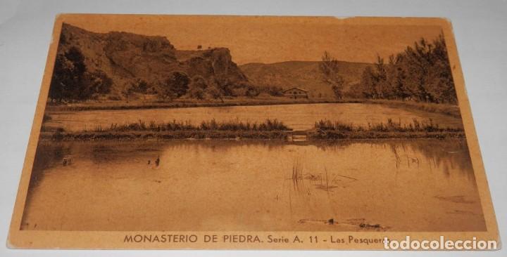 Postales: TARJETA POSTAL-MONASTERIO DE PIEDRA-SERIE A. 11-LAS PESQUERAS