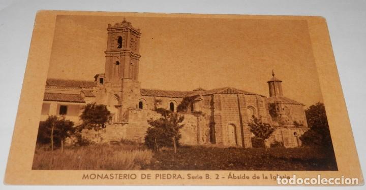 Postales: TARJETA POSTAL-MONASTERIO DE PIEDRA-SERIE B.2-&Aacute;BSIDE DE LA IGLESIA