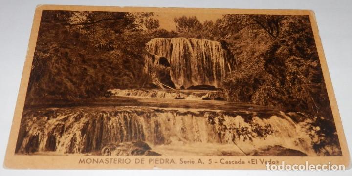 Postales: TARJETA POSTAL-MONASTERIO DE PIEDRA-SERIE A.5-CASCADA EL VADO