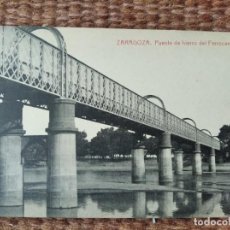 Cartoline: ZARAGOZA - PUENTE DE HIERRO DE FERROCARRIL - ED: THOMAS. Lote 323647738