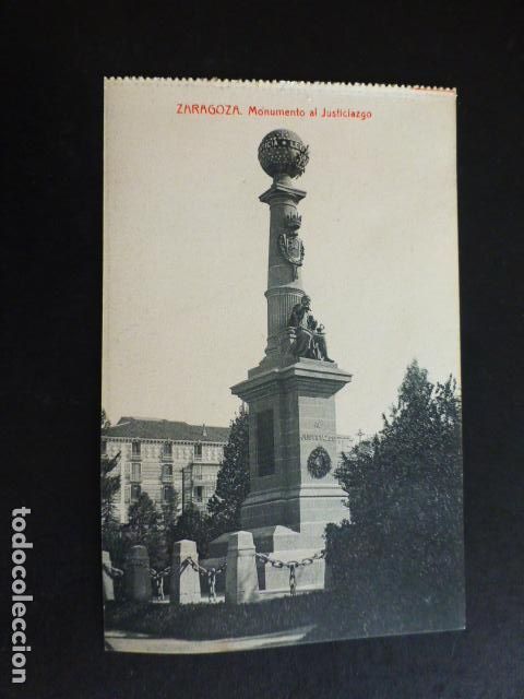 Postales: ZARAGOZA MONUMENTO AL JUSTICIAZGO - Foto 1