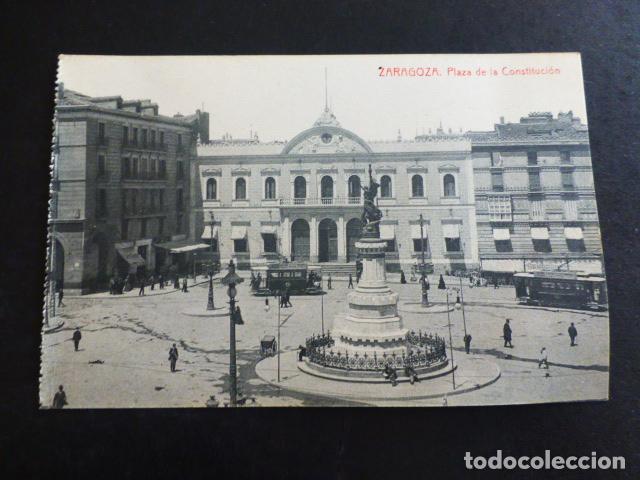 Postales: ZARAGOZA PLAZA DE LA CONSTITUCION - Foto 1