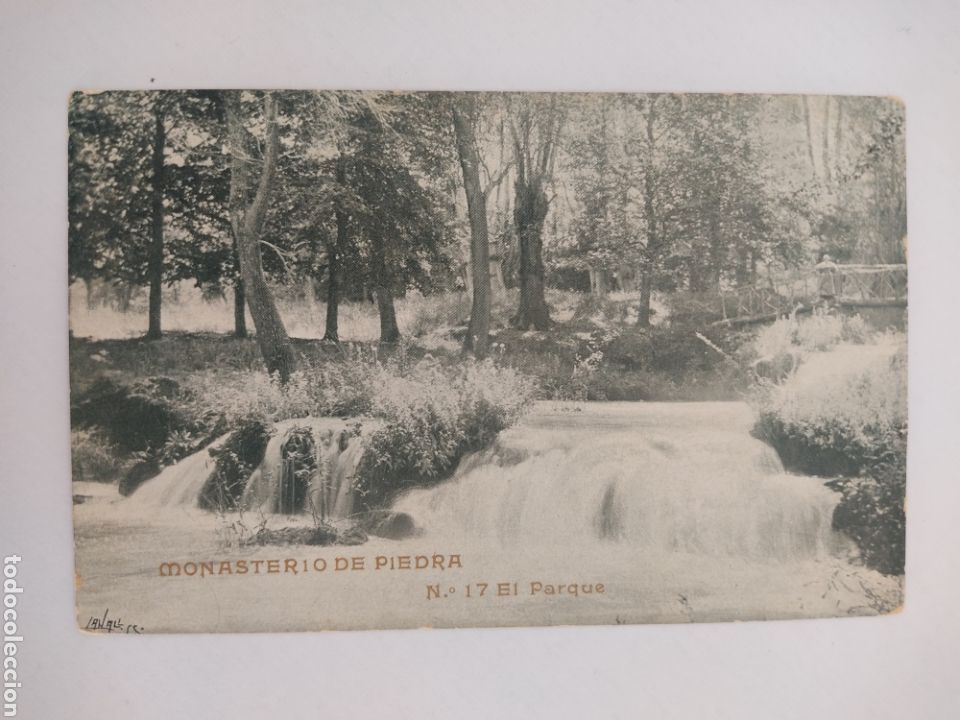 Postales: antigua postal Monasterio de Piedra el parque - Foto 1