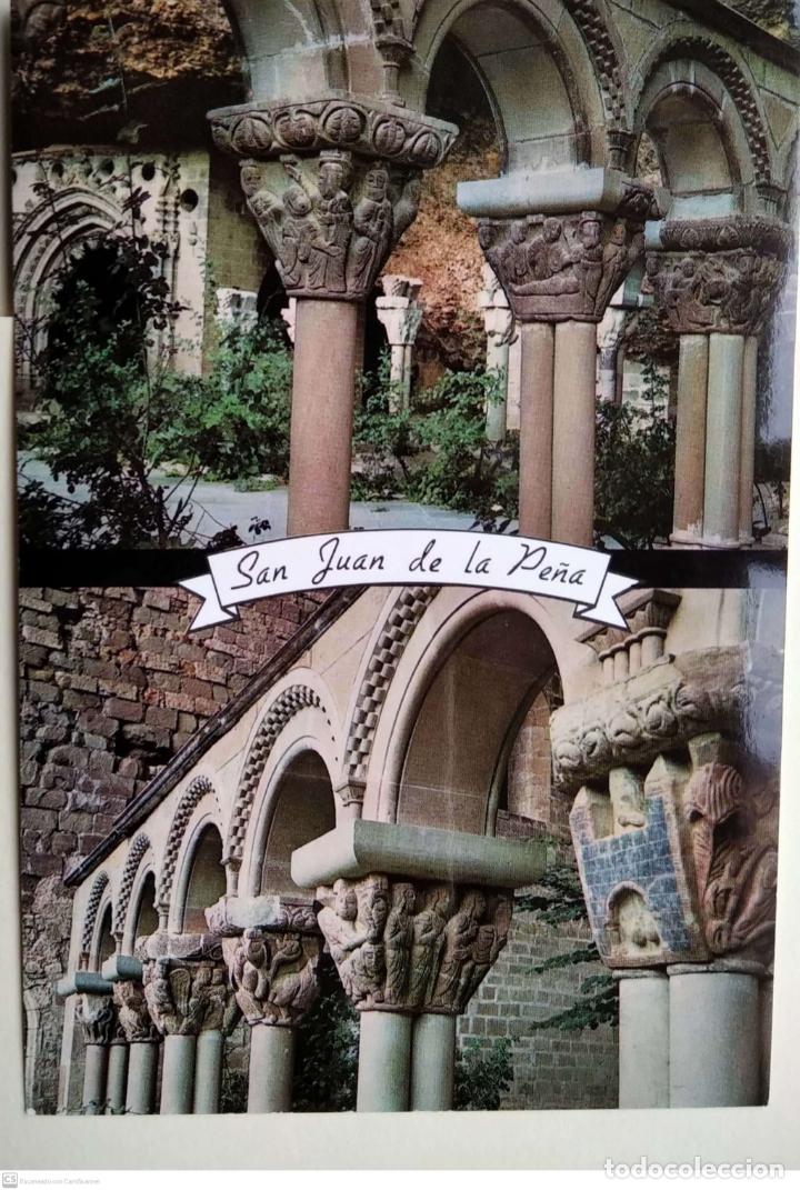 Cartes Postales: San Juan de la Pe&ntilde;a. 22 Claustro rom&aacute;nico. Foto Pe&ntilde;arroya. Nueva. Color