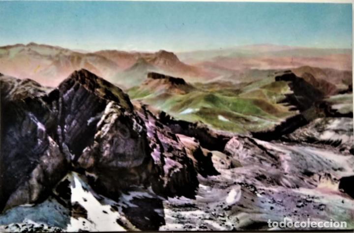 Postales: Parque Nacional de Ordesa. 1 Soum de Ramond, Pe&ntilde;a Monta&ntilde;esa , Ca&ntilde;&oacute;n de A&ntilde;y Torre Goritz. Ed. Sicilia