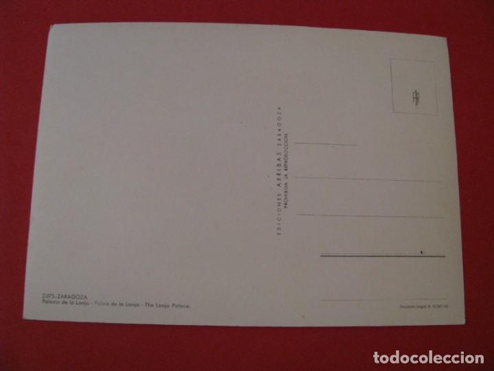 Postales: POSTAL DE ZARAGOZA. PALACIO DE LA LONJA. ARRIBAS. - Foto 2