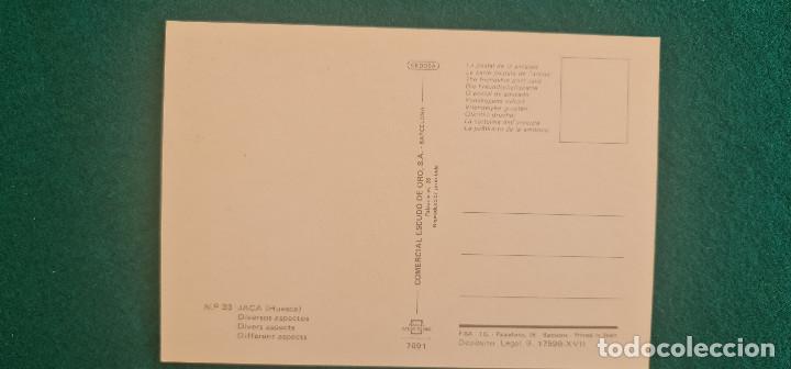 Postales: POSTAL JACA - DIVERSOS ASPECTOS - Foto 2