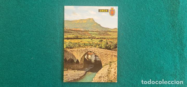 Postales: POSTAL JACA - PUENTE ROMANO - Foto 1