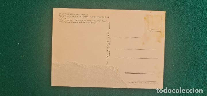 Postales: POSTAL JACA - PUENTE ROMANO - Foto 2