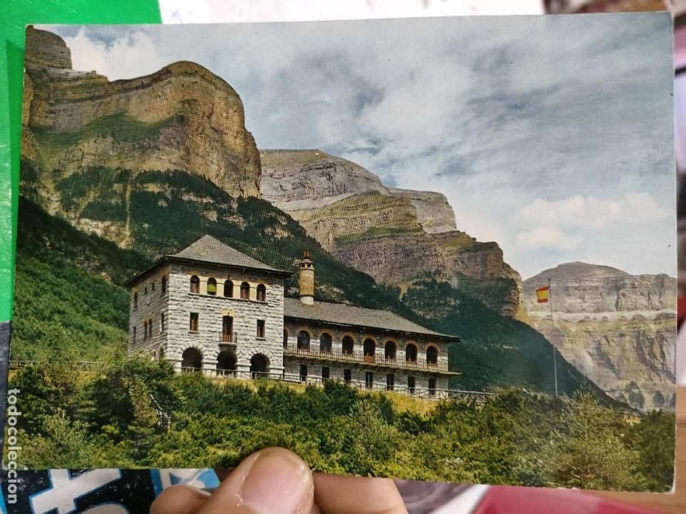 Postales: Postal ORDESA Huesca a estado pegada - Foto 1