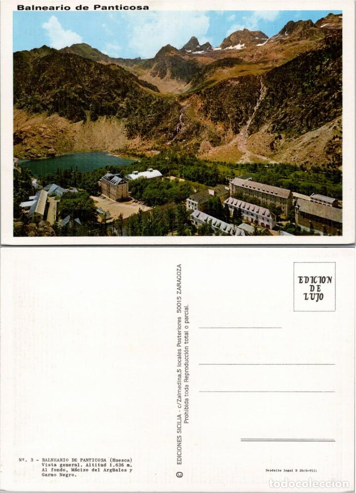 Postales: Balneario de Panticosa (Huesca) - Vista general. Al fondo Ma - Ed. Sicilia n&ordm; 3 - 150x105mm. aprox
